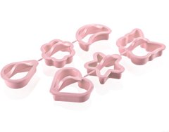 Набор форм для печенья TITIZ PLASTIK AP-1046-PK - 6 пр, розовый, Розовый