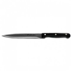 Нож для мяса Kamille KM5107 - 17,5 см, Черный