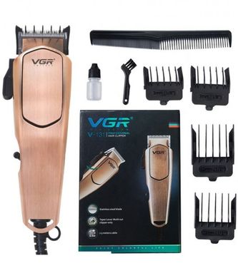 Профессиональная проводная машинка для стрижки волос VGR V-131