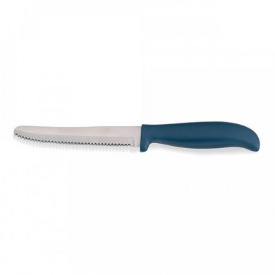 Нож кухонный с зубчатыми лезвиями KELA Rapido 11349 - 11 см, синий