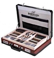 Столовый набор Bohmann BH-5946 MR-С - 72 предмета, коричневый кейс
