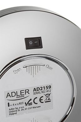 Зеркало косметическое Adler AD 2159 LED 3x zoom