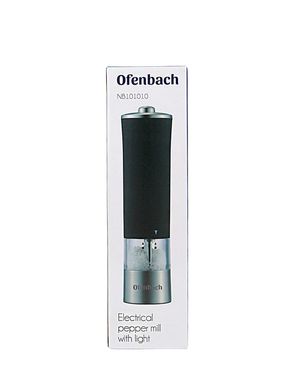 Млин для спецій електричний з підсвічуванням Ofenbach KM-101010 - 22,6х5,7 см