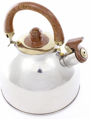 Чайник со свистком (нержавейка) RAINBOW Maestro MR1301-к (3,5 л), коричневый
