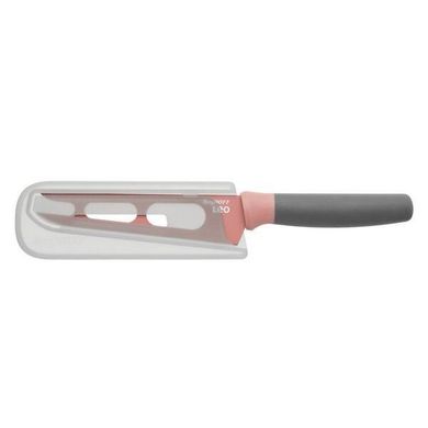 Кухонний ніж для сиру з покриттям у чохлі BergHOFF Leo (3950108) - 130 мм, Рожевий