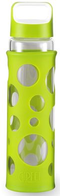 Пляшка для води з боросилікатного скла GIPFEL LEVADA 8339 - 700 мл, зелена