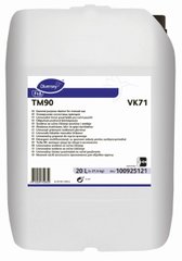 Универсальное жидкое средство для ручной мойки различных поверхностей на предприятиях пищевой, молочной промышленности и на производстве напитков Diversey TM90 VK71 W678 100925121 - 20 л