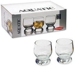 Набор низких стаканов для виски Pasabahce Aquatic 42973 - 225 мл (6 предметов)
