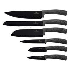 Набор ножей Berlinger Haus Forest Line BH-2288 - 6 пр, Черный