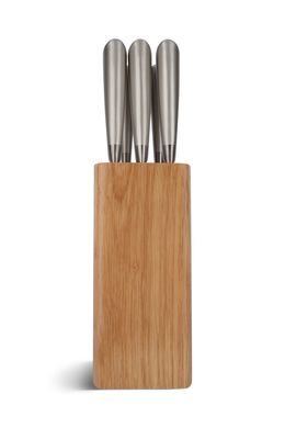 Набір ножів в деревяній колоді Edenberg EB-938 - 6 пр