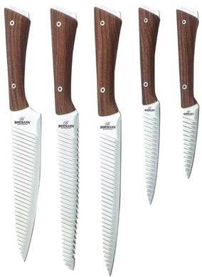 Набір ножів на прозорій підставці Bohmann BH 5099 - 6 предметів