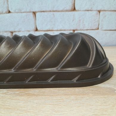 Форма для кекса с антипригарн. покрытием 34*14 см, O.M.S.Collection (Турция) 3249 коричневая
