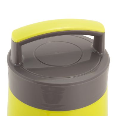 Термос харчовий для супу Kamille Жовтий 1400мл пластиковий зі скляною колбою KM-2022