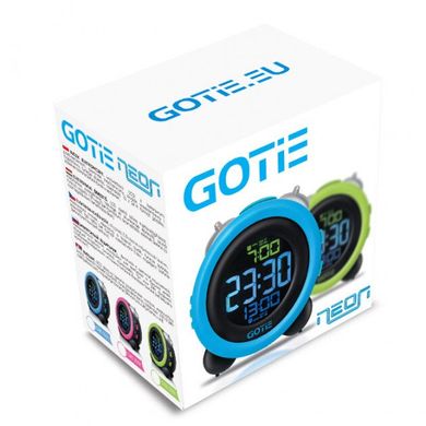 Годинник-будильник електронні GOTIE GBE-300N — синій