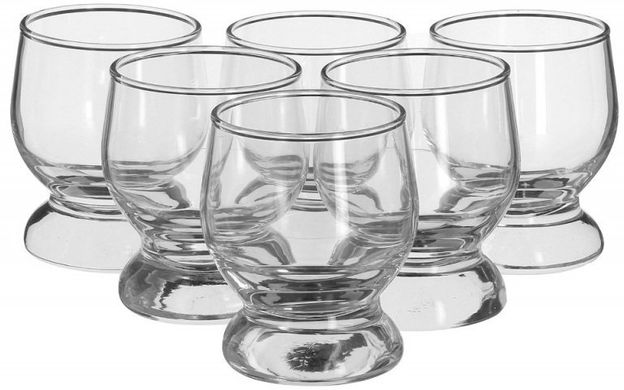 Набір низьких склянок для віскі Pasabahce Aquatic 42973 - 225 мл (6 предметів)