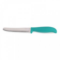 Нож кухонный с зубчатыми лезвиями KELA Rapido 11349 – 11 см, бирюзовый