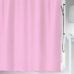 Шторка для ванной Spirella Primo Polyester 10,20139 - 180x200, Розовая, Розовый