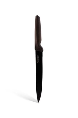 Набор ножей + кухонные приборы в колоде EDENBERG EB-7810 коричневый