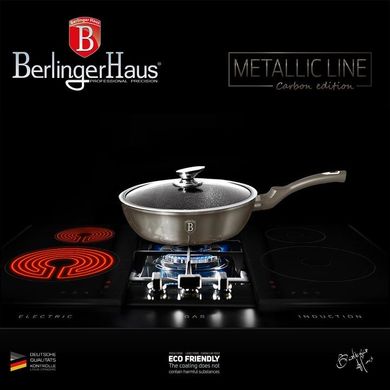 Сковорода глубокая Berlinger Haus Carbon Metallic Line BH-1237N - Ø24 см