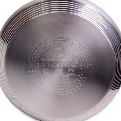 Чайник Kamille KM-0850 (3 л) - нержавеющая сталь, Серый
