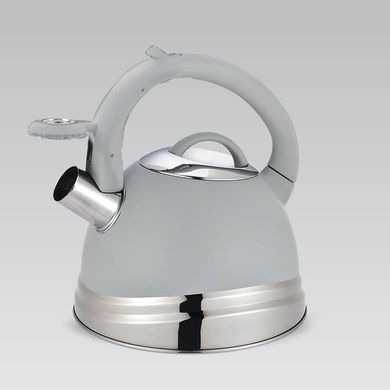 Чайник со свистком для плиты maestro mr-1304c - 2.5 л, Серый