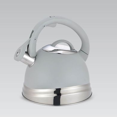 Чайник со свистком для плиты maestro mr-1304c - 2.5 л, Серый