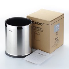 Корзина для мусора Rixo Solido WB103S-нержавейка