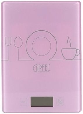 Электронные кухонные весы GIPFEL VERSO 5847 - розовые