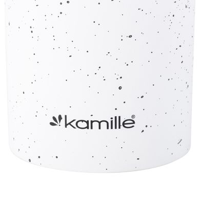 Подставка для ножей Kamille белый 18см KM-7604BL