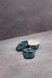 Набор круглых керамических мини-кастрюль с крышками Bergner Excalibur (BG-13366-GR) - 2 предмета, зеленый