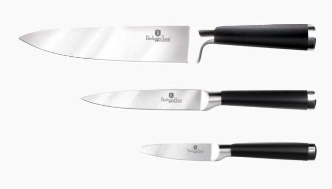 Набор ножей Berlinger Haus Black Royal Collection BH-2423 - 3 предмета