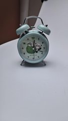 Годинник будильник Clock дитячий, настільний годинник із будильником М'ятний