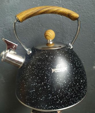 Чайник із свистком Bohmann BH 9919 black - 3 л, чорний