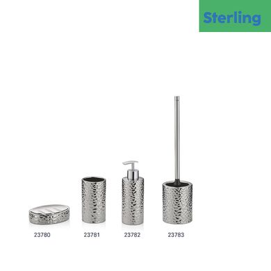 Стакан для зубних щіток KELA Sterling, срібний, 11х6.5 см (23781), Срібний