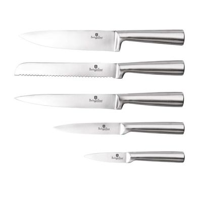 Набор ножей с подставкой Berlinger Haus Metallic Line BURGUNDY Edition BH 2450 - 6 предметов