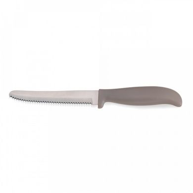 Нож кухонный с зубчатыми лезвиями KELA Rapido 11349 – 11 см, серый