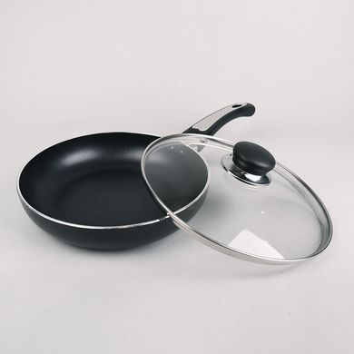 Сковорода с крышкой и вафельным дном MAESTRO MR-1203-28 см