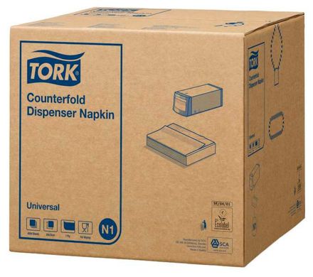 Серветки для диспенсера Tork 10905 – 32х33 см, 250 шт