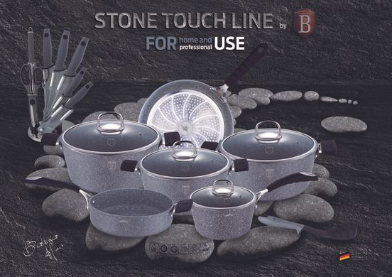 Сковорода-вок Berlinger Haus Gray Stone Touch Line BH-1159 — 28см