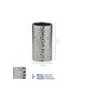 Стакан для зубных щеток KELA Sterling, серебряный, 11х6.5 см (23781), Срібний