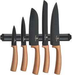 Набор ножей на магнитной планке Berlinger Haus Bronze Titan BH-2397 - 5 предметов