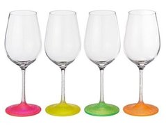 Набір бокалів для вина Bohemia Rainbow 5137 (40767 820S D4641) - 4 штуки, 820 мл