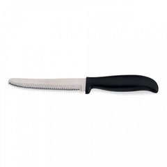 Нож кухонный с зубчатыми лезвиями KELA Rapido 11349 – 11 см, черный