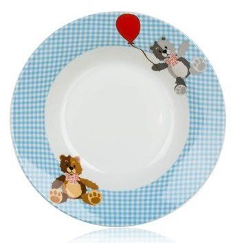 Набор детской посуды Banquet Teddy 60TB002-B - 3 пр, голубой
