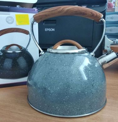 Чайник зі свистком Bohmann BH 9919 grey - 3 л, сірий