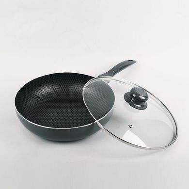 Сковорода с сотовым покрытием и крышкой MAESTRO MR-1202-28 см