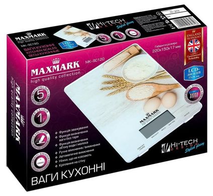 Весы кухонные Maxmark MK-SC120