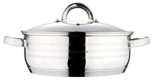 сотейник з скляною кришкою Blaumann Gourmet Line BL-1002 - 2.75 л (22 см)