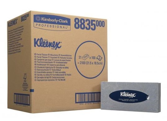Бумажные салфетки для лица стандартные KLEENEX Kimberly Clark 8835