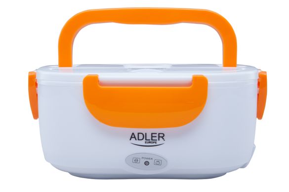 Ланч-бокс із підігрівом Adler AD 4474 - 1.1 л, 45 Вт, помаранчевий